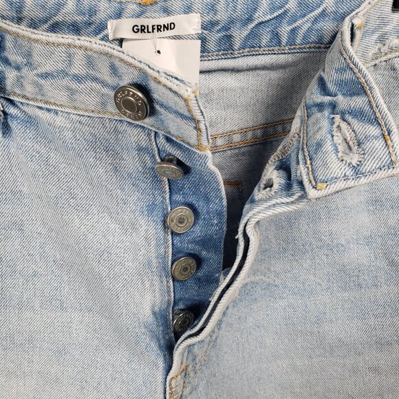 GRLFRND Jourdan High Waist Jean Shorts - 30 - Picture 7 of 15